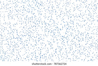 Light BLUE vector banner with circles, spheres. Abstract spots. Background of Art bubbles in halftone style with colored gradient.