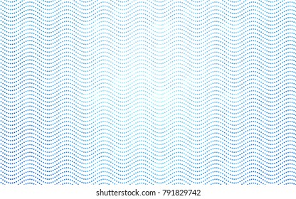 Light BLUE vector banner with circles, spheres. Abstract spots. Background of Art bubbles in halftone style with colored gradient.