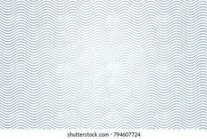Light BLUE vector banner with circles, spheres. Abstract spots. Background of Art bubbles in halftone style with colored gradient.