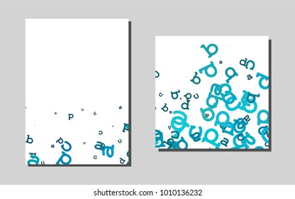 Light BLUE vector banner for websites. Web interface on abstract background with colorful gradient. Completely new template for your brand book.