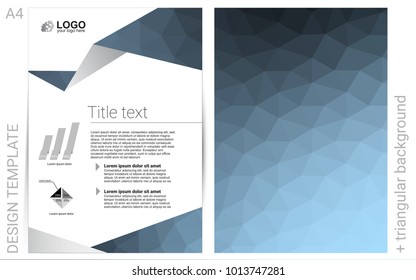 Light BLUE vector  banner for websites. Beautiful colored sample in A4 size. Pattern for beautiful business cards, folders.