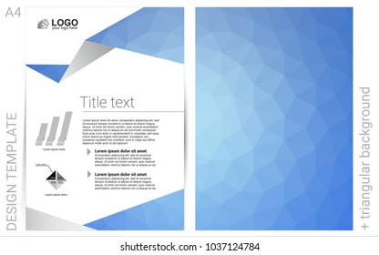 Light BLUE vector  banner for websites. Beautiful colored sample in A4 size. Beautiful design for cover of notepads.