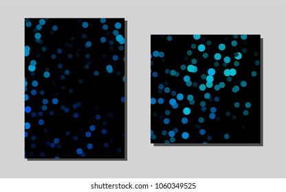 Light BLUE vector banner for websites. Blurred decorative design in abstract style with textbox. New design for a poster, banner of your website.