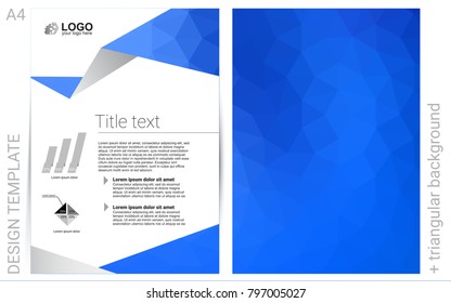 Light BLUE vector  banner for websites. Booklet with textbox on colorful abstract background. Pattern can be used as a template for calendars.