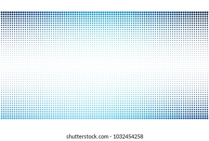 Light BLUE vector banners set of circles, spheres. Abstract spots. Art Background of bubbles in halftone style with colored gradient.