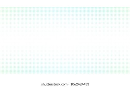 Light BLUE vector banners set of circles, spheres. Abstract spots. Art Background of bubbles in halftone style with colored gradient.