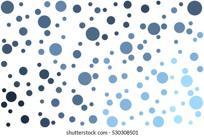 Light BLUE Vector banners banners set of circles, spheres. Network design, technology science, vector illustration