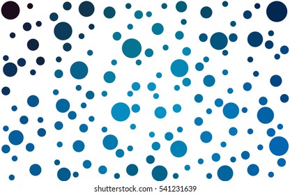 Light BLUE Vector banners set of circles, spheres. Abstract Circles. Art Vector Background.