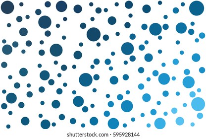 Light blue vector banners set of circles, spheres. Abstract spots. Art Background of bubbles in halftone style with colored gradient.