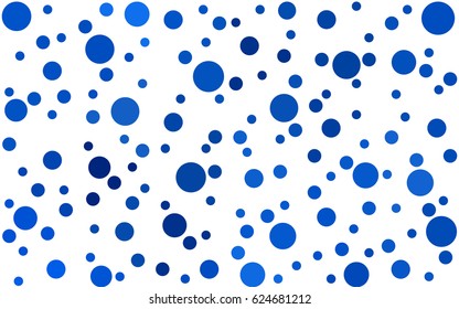 Light BLUE vector banners set of circles, spheres. Abstract spots. Art Background of bubbles in halftone style with colored gradient.
