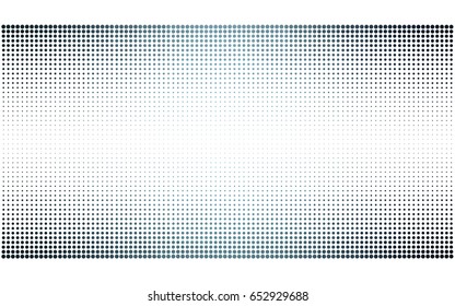 Light BLUE vector banners set of circles, spheres. Abstract spots. Art Background of bubbles in halftone style with colored gradient.