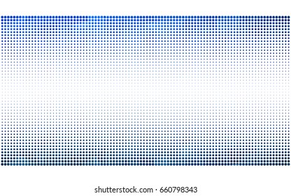 Light BLUE vector banners set of circles, spheres. Abstract spots. Art Background of bubbles in halftone style with colored gradient.