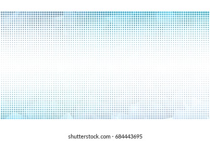 Light BLUE vector banners set of circles, spheres. Abstract spots. Art Background of bubbles in halftone style with colored gradient.