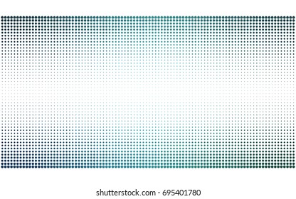 Light BLUE vector banners set of circles, spheres. Abstract spots. Art Background of bubbles in halftone style with colored gradient.