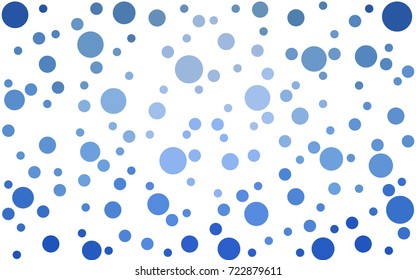 Light BLUE vector banners set of circles, spheres. Abstract spots. Art Background of bubbles in halftone style with colored gradient.