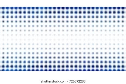 Light BLUE vector banners set of circles, spheres. Abstract spots. Art Background of bubbles in halftone style with colored gradient.