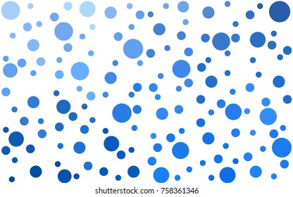Light BLUE vector banners set of circles, spheres. Abstract spots. Art Background of bubbles in halftone style with colored gradient.