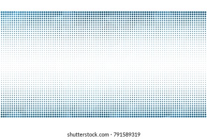 Light BLUE vector banners set of circles, spheres. Abstract spots. Art Background of bubbles in halftone style with colored gradient.