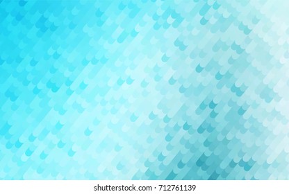 Light BLUE vector bent template. Geometric illustration in Origami style with gradient.  The completely new template can be used for your brand book.