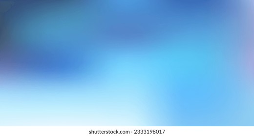 Dibujo de desenfoque vectorial azul claro. Ilustración abstracta de gradiente colorido en estilo borroso. Diseño de aplicaciones multipropósito.