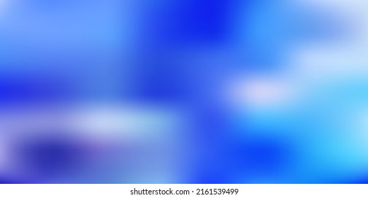 Light blue vector blur layout. Blurred abstract gradient illustration in simple style. Multipurpose app design.