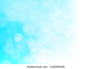 Light BLUE vector blur pattern. A completely new color illustration in a bokeh style. Brand new style for your business design.