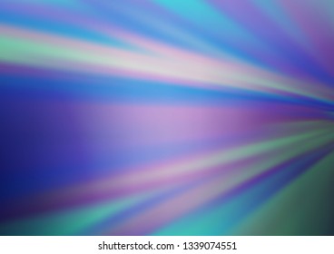 Light BLUE vector blur pattern. A completely new color illustration in a bokeh style. Brand new style for your business design.