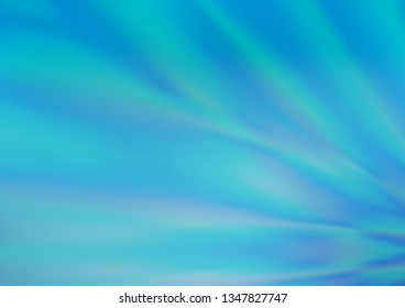 Light BLUE vector blur pattern. Glitter abstract illustration with an elegant design. Brand new style for your business design.