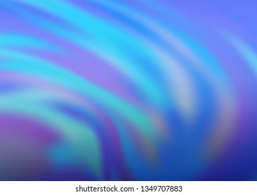 Light BLUE vector blur pattern. A completely new color illustration in a bokeh style. Brand new design for your business.