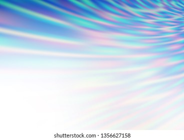 Light BLUE vector blur pattern. Colorful abstract illustration with gradient. The elegant pattern for brand book.