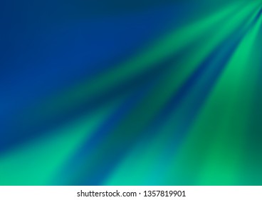Light BLUE vector blur pattern. Colorful abstract illustration with gradient. The blurred design can be used for your web site.