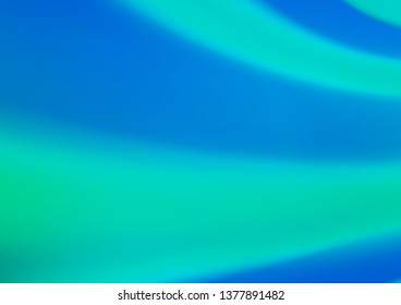 Light BLUE vector blur pattern. Creative illustration in halftone style with gradient. A completely new design for your business.