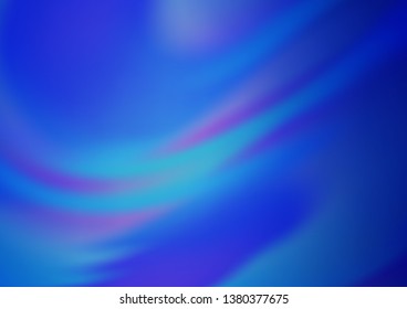 Light BLUE vector blur pattern. Colorful illustration in blurry style with gradient. Brand new style for your business design.