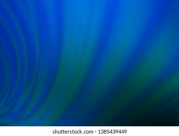Light BLUE vector blur pattern. Creative illustration in halftone style with gradient. The blurred design can be used for your web site.