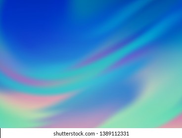 Light BLUE vector blur pattern. Colorful illustration in abstract style with gradient. A completely new design for your business.