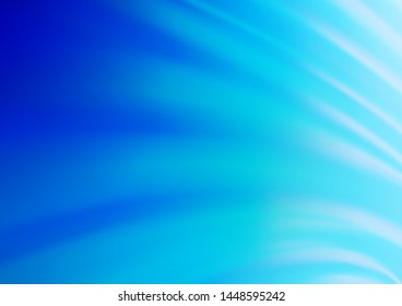 Light BLUE vector blur pattern. Modern geometrical abstract illustration with gradient. The blurred design can be used for your web site.