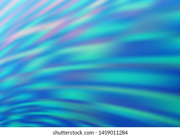Light BLUE vector blur pattern. Glitter abstract illustration with an elegant design. A completely new template for your design.