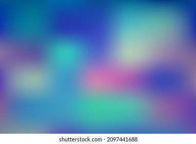 Light BLUE vector blur pattern. Shining colorful illustration in a Brand new style. Template for cell phones.