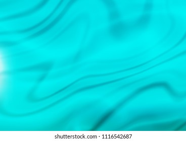 Light BLUE vector blurred abstract wave template. Glitter abstract illustration with an elegant design. The template can be used as a background of a cell phone.