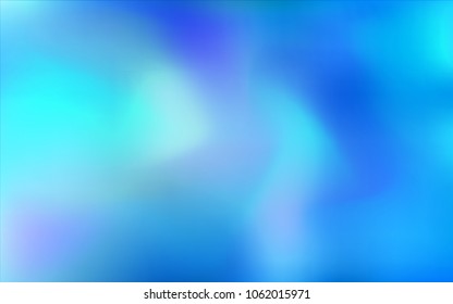 Light BLUE vector blurred background. A completely new color illustration in a vague style. A completely new template for your business design.