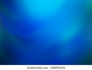 Light BLUE vector blurred background. A completely new color illustration in a bokeh style. A completely new design for your business.