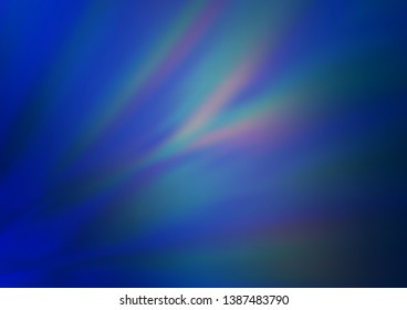 Light BLUE vector blurred background. A vague abstract illustration with gradient. The template can be used for your brand book.