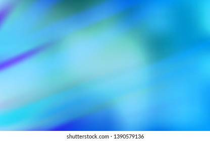 Light BLUE vector blurred background. Glitter abstract illustration with gradient design. Smart design for your work.