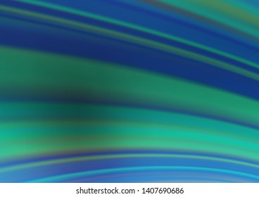 Light BLUE vector blurred background. Glitter abstract illustration with an elegant design. The template can be used for your brand book.