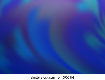 Light BLUE vector blurred background. A completely new color illustration in a bokeh style. A completely new template for your design.