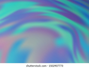 Light BLUE vector blurred background. A vague abstract illustration with gradient. The best blurred design for your business.