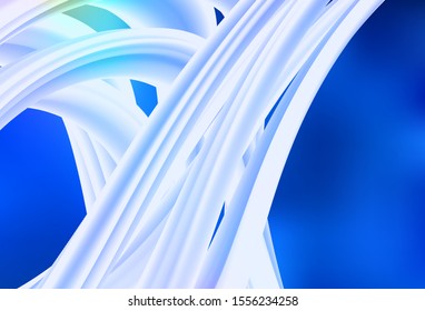Light BLUE vector blurred background. Colorful abstract illustration with gradient. Background for a cell phone.