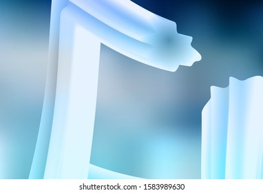 Light BLUE vector blurred background. Abstract colorful illustration with gradient. New way of your design.