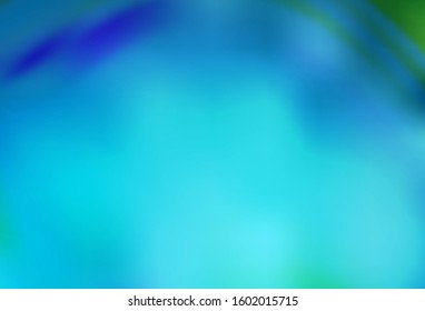 Light BLUE vector blurred background. Colorful abstract illustration with gradient. New way of your design.