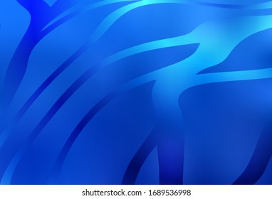 Light BLUE vector blurred background. New colored illustration in blur style with gradient. Blurred design for your web site.